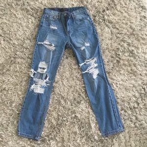 Aeropostale Ripped Mom Jeans